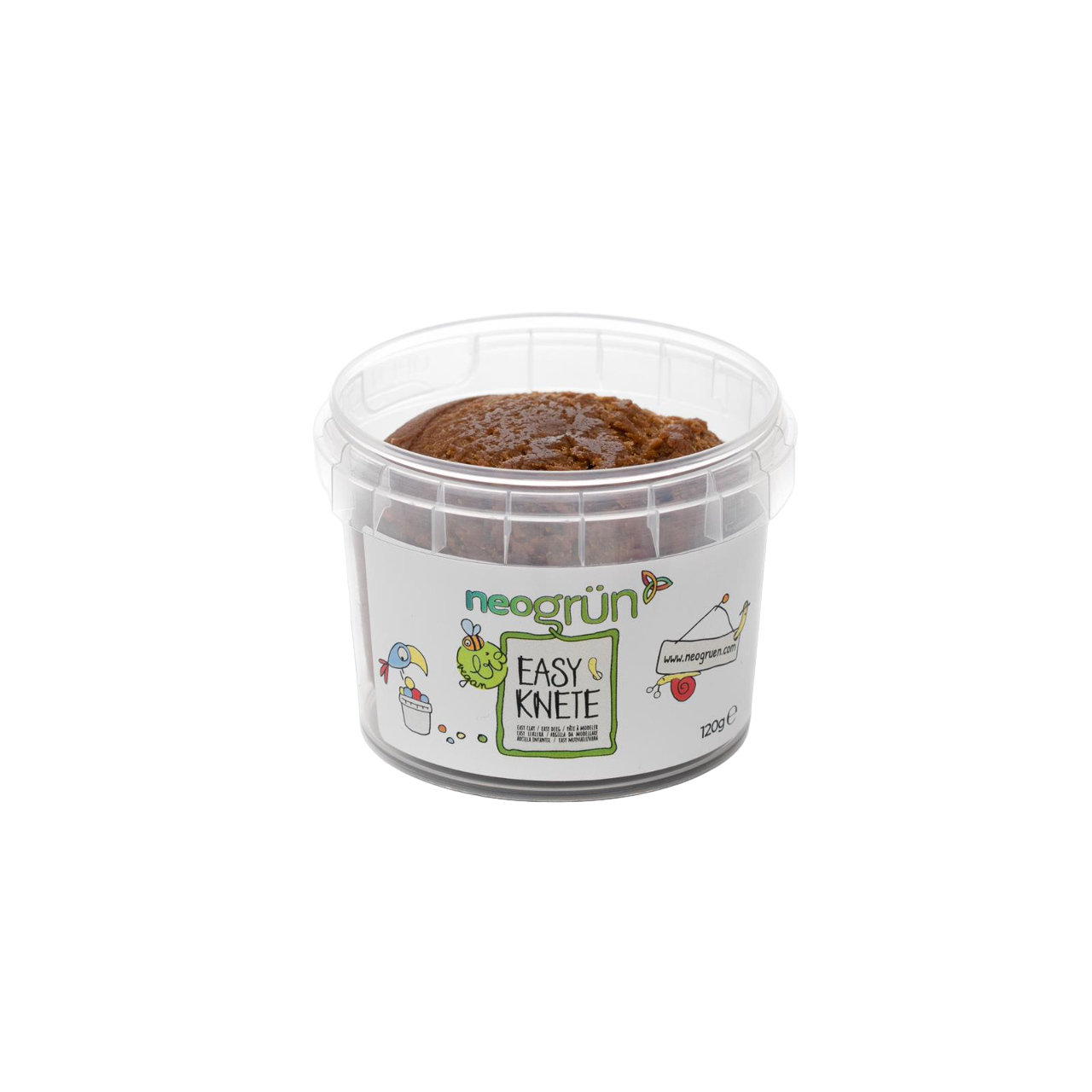 Bio Easy-Knete 'braun' 120g
