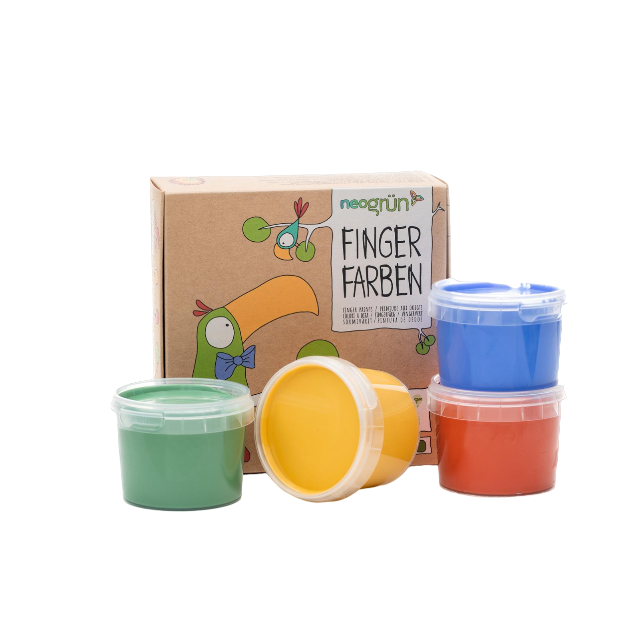 Bio Fingerfarben 4er Set 'Aki'