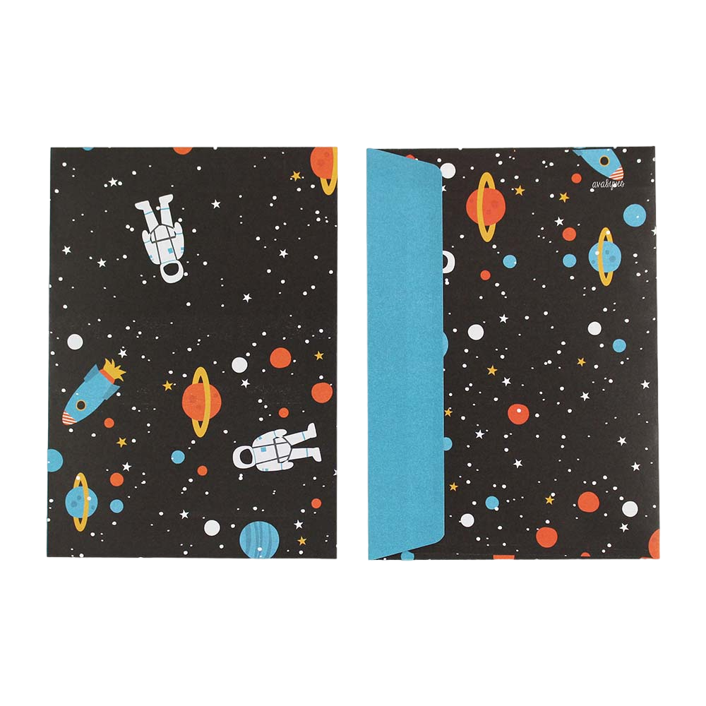 Einladungskarten Set 'Space'