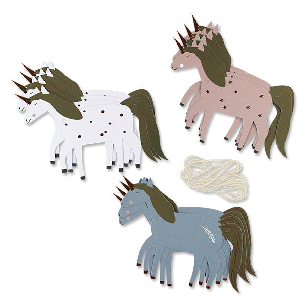 Geburtstag Girlande 'Einhorn'
