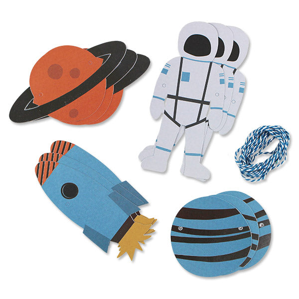 Geburtstag Girlande 'Space'