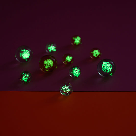 Magische Murmeln 'Glow in the Dark' rosa