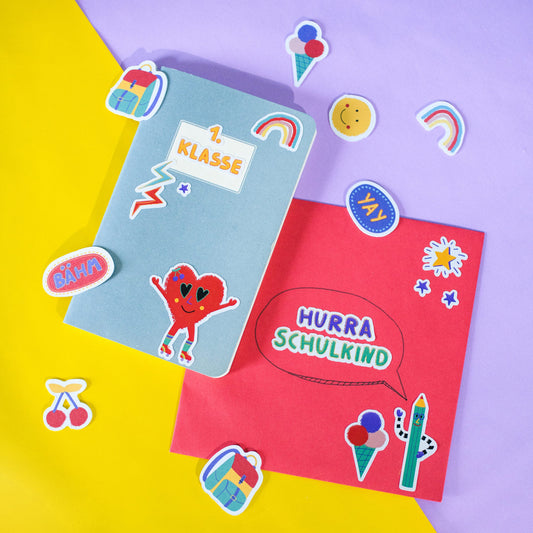 Klebesticker 'Schulkind' Sunny & Friends