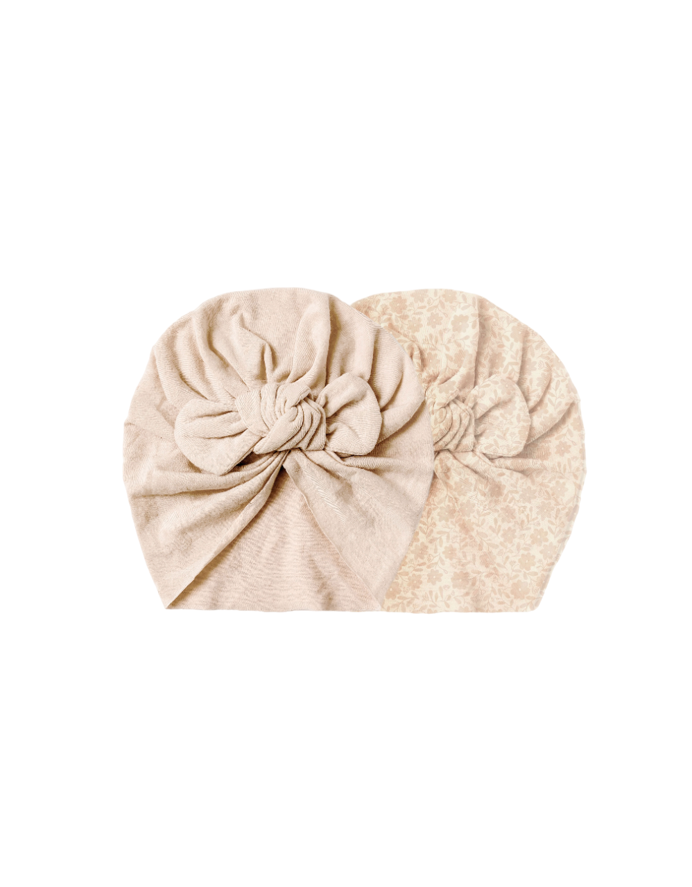 Turban Mütze 2er Set 'Bouquet Silhouette'