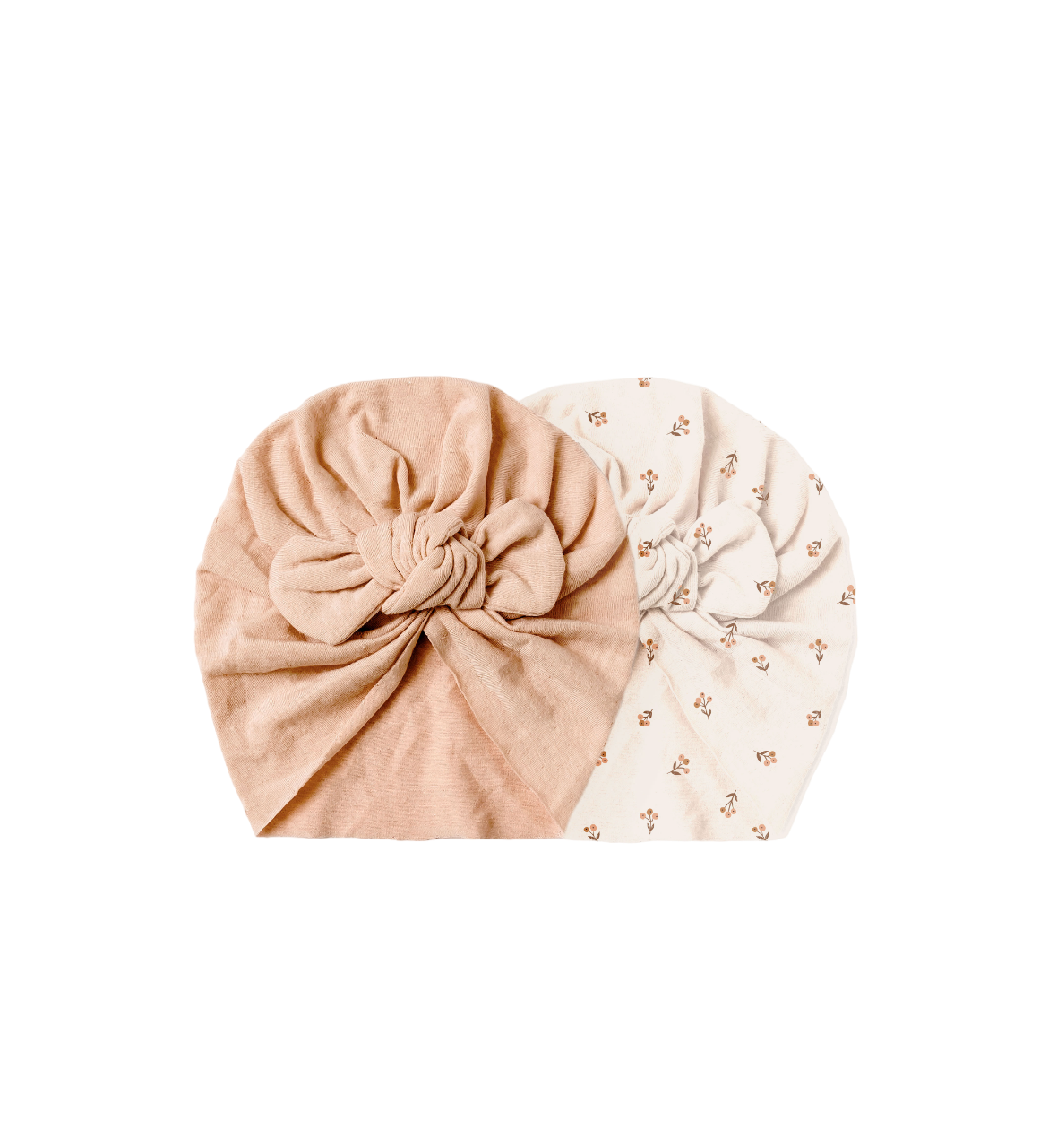 Turban Mütze 2er Set 'Flower Buds'