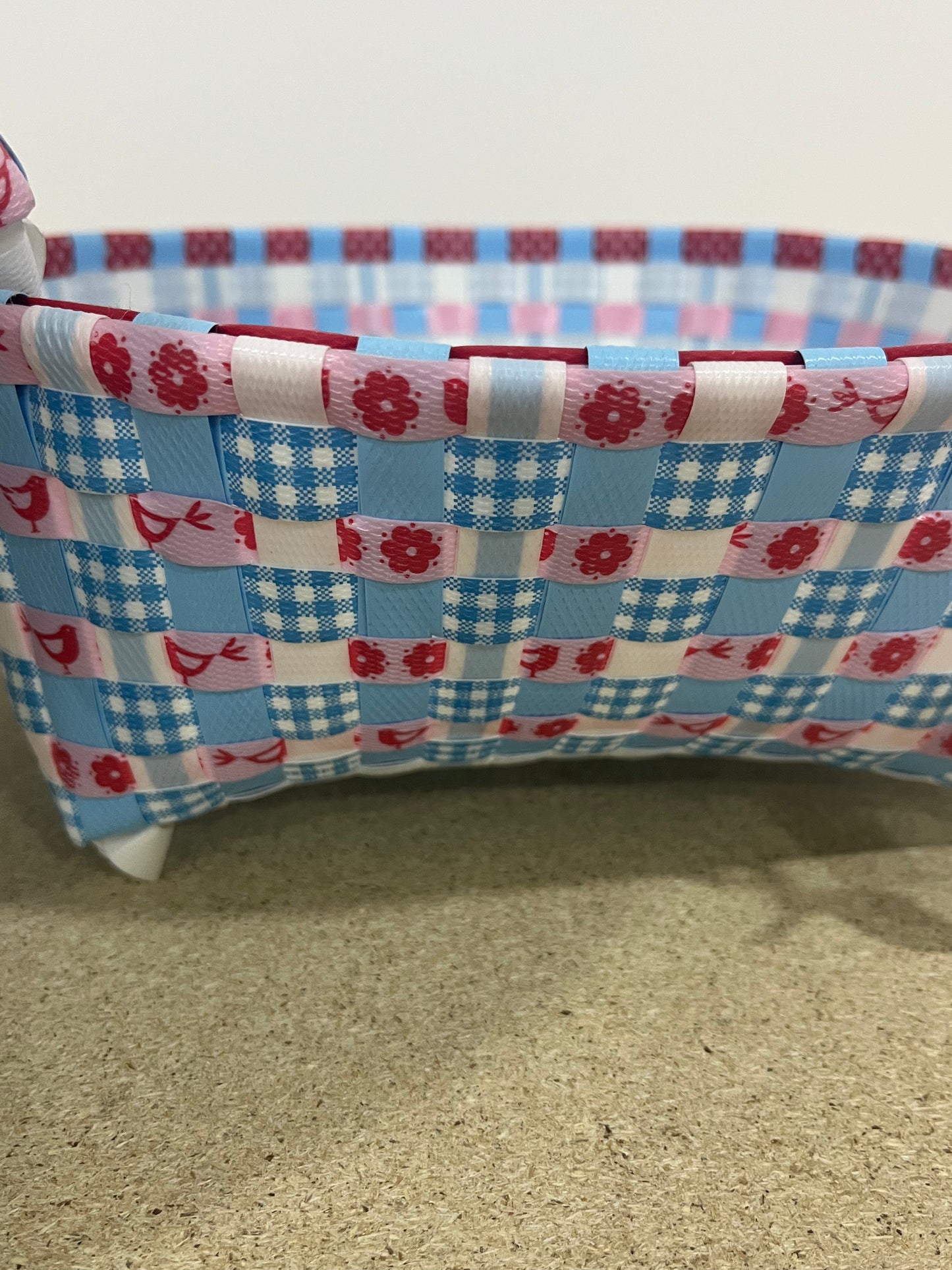 Körbe rund 'Leni' rosa, 2er Set
