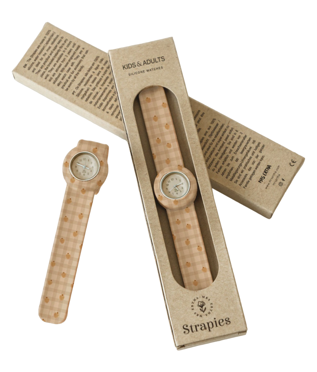 Silikonuhr Strapies 'Cute Strawberries'