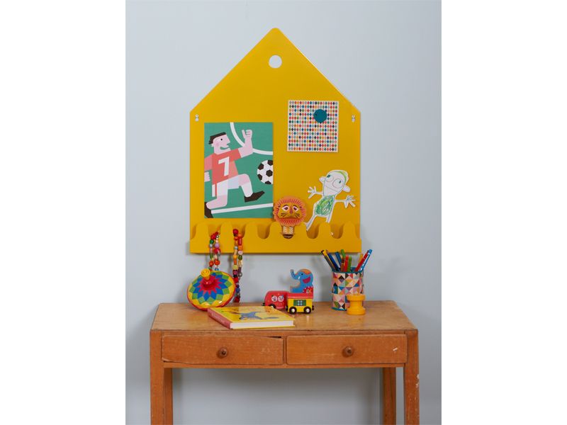 Magnettafel und Garderobe 'Villa'