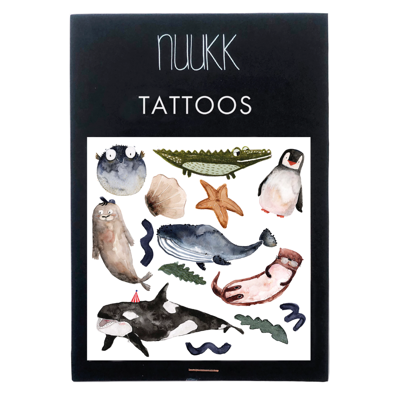 Bio Tattoos 'Schwimmtiere'