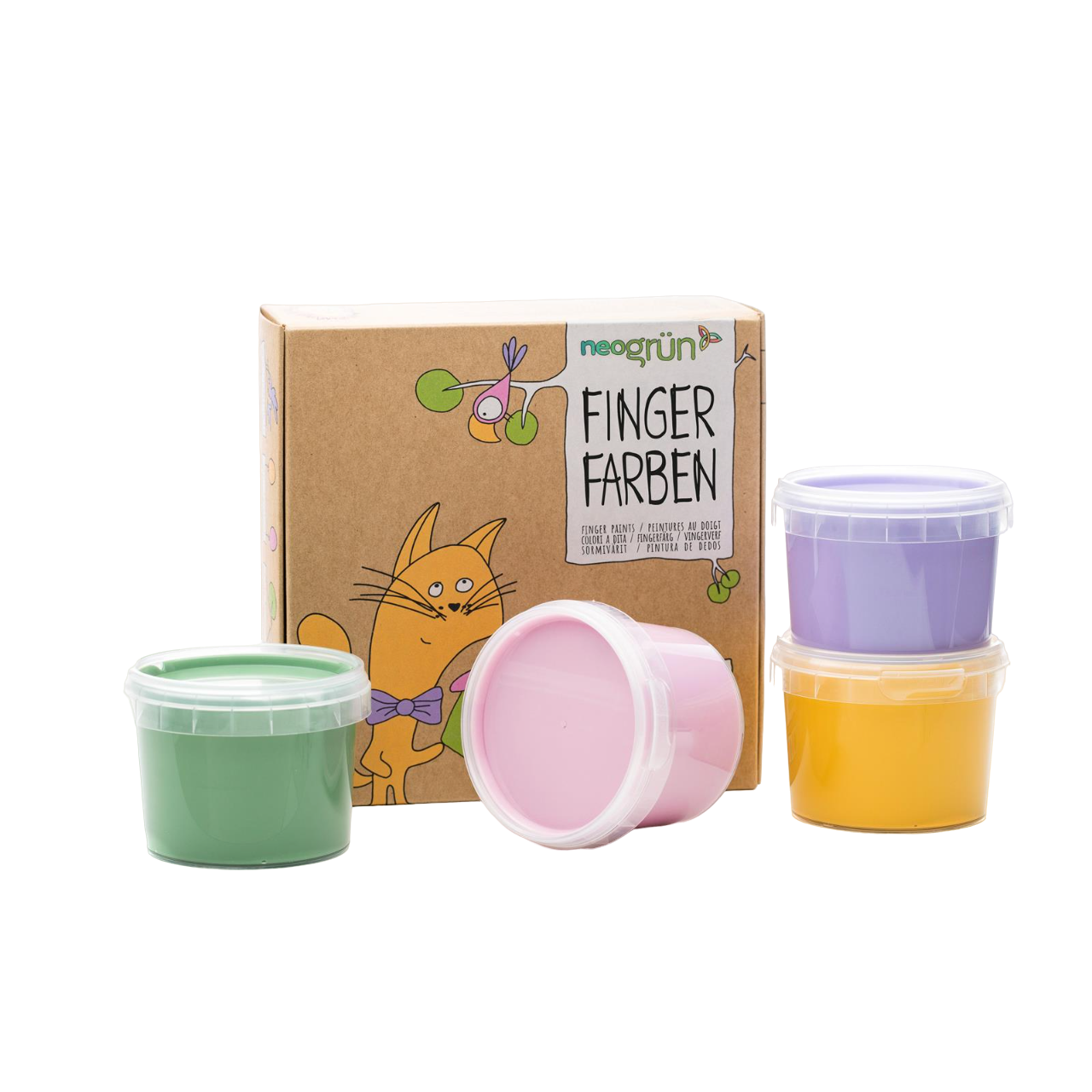 Bio Fingerfarben 4er Set 'Luka'