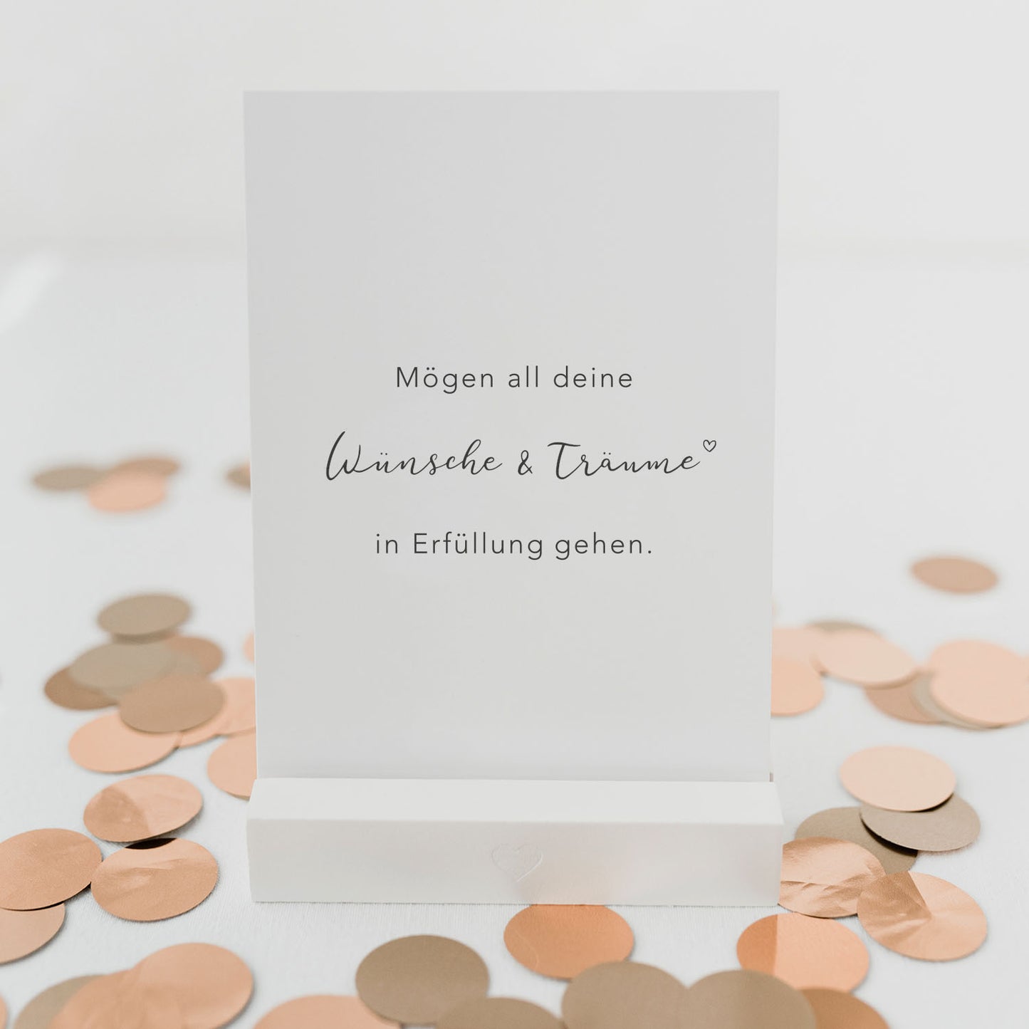 Postkarte Sprüche 'Träume & Wünsche'