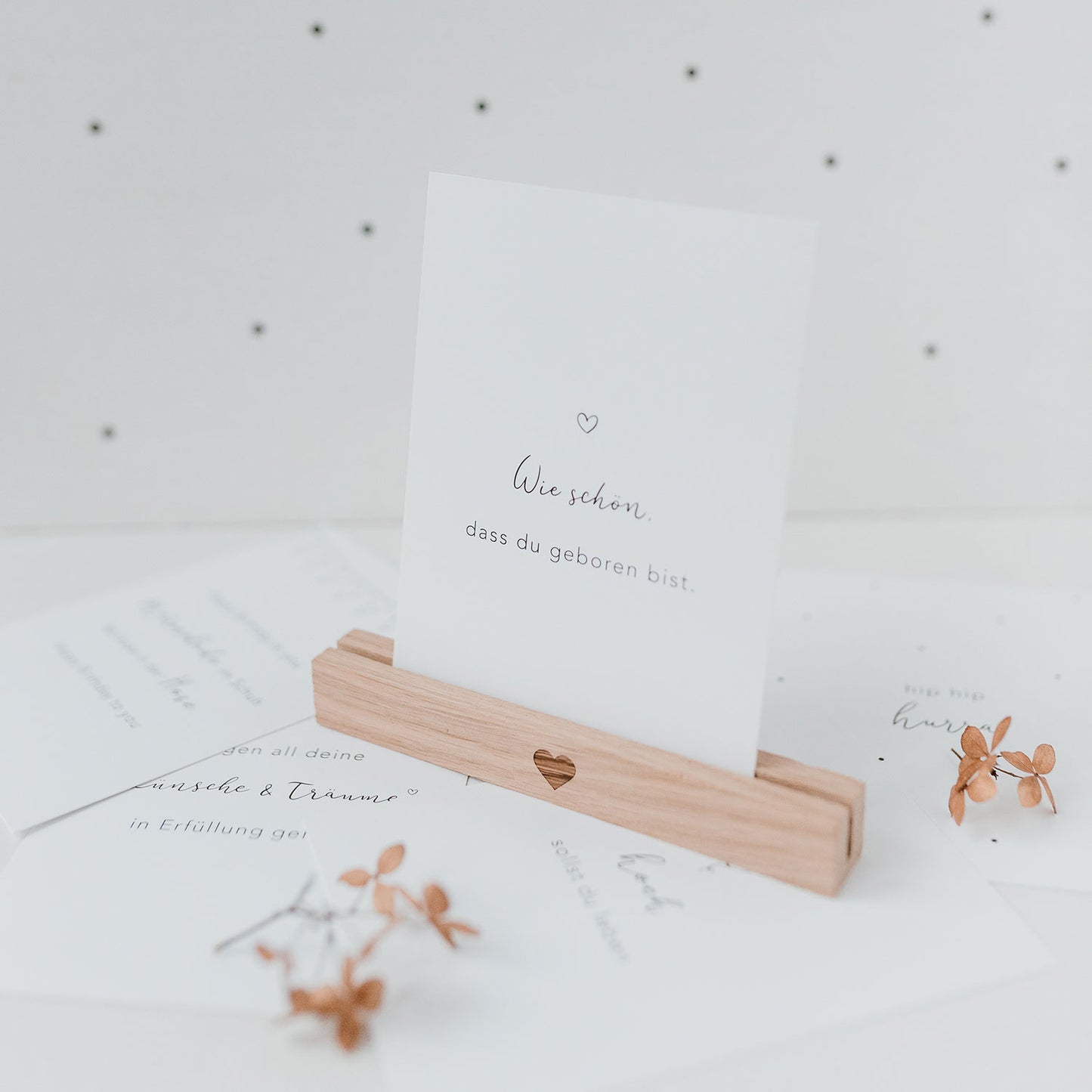 Postkarte Sprüche 'Wie schön'