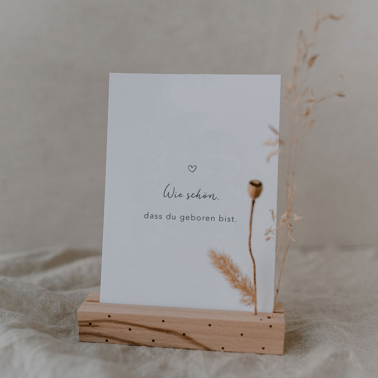 Postkarte Sprüche 'Wie schön'