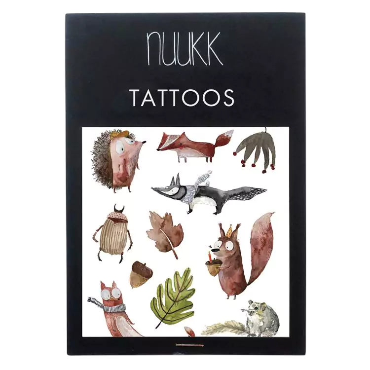 Bio Tattoos 'Herbstwald'
