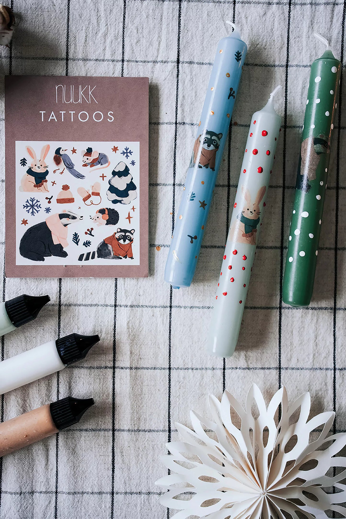 Bio Tattoos 'Mützen und Handschuhe'
