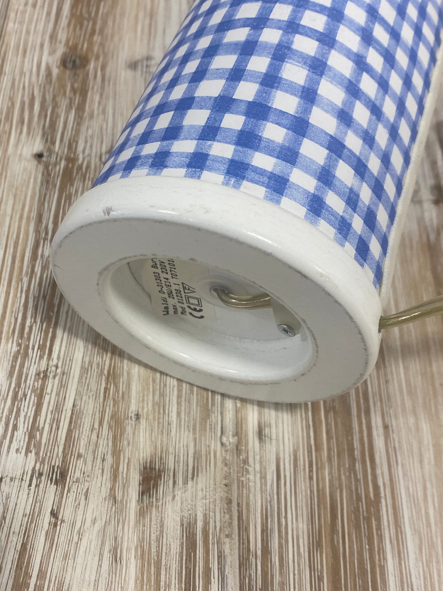 Waldi Tischleuchte 'Vichy Karo'