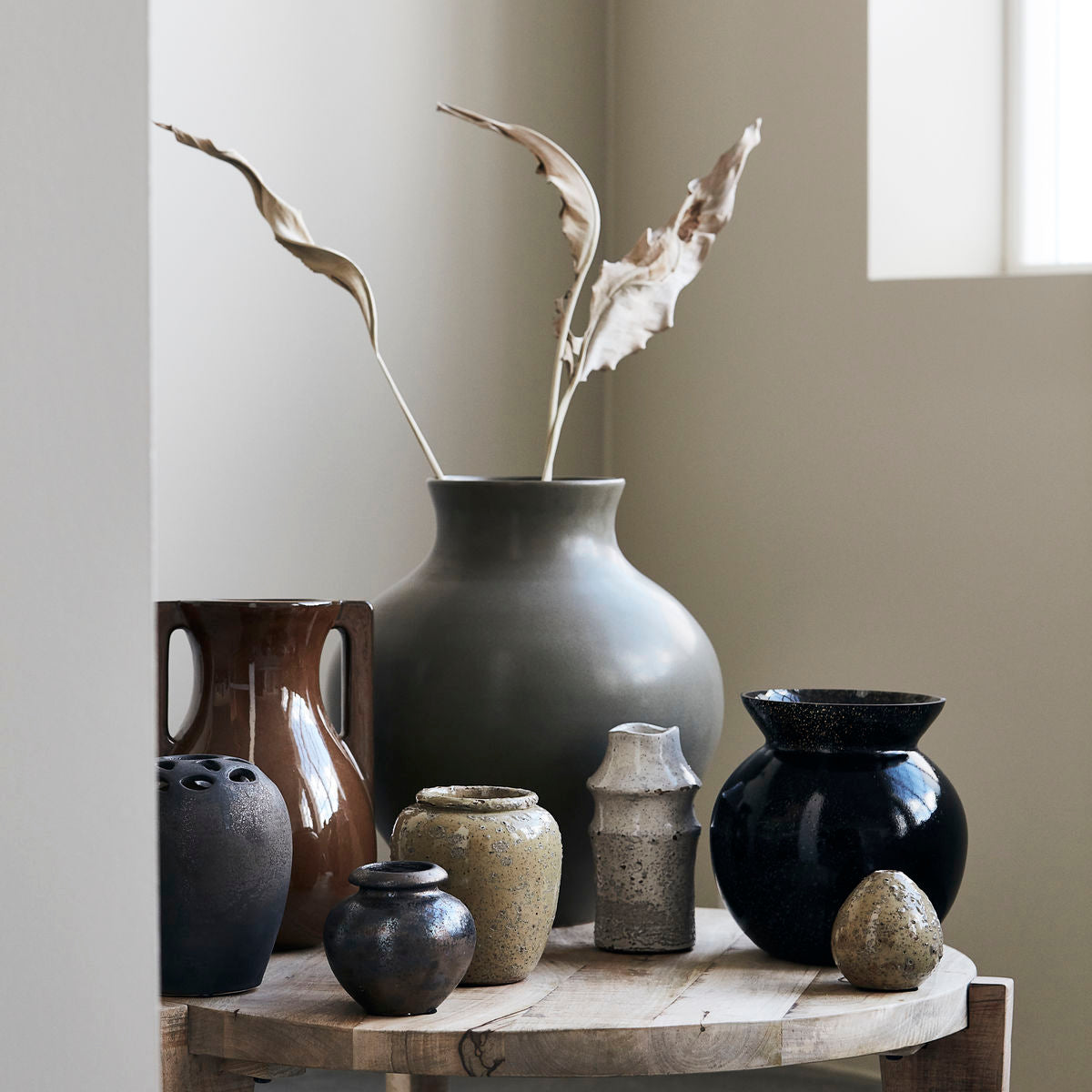 Vase 'Santa Fe' Shellish mud