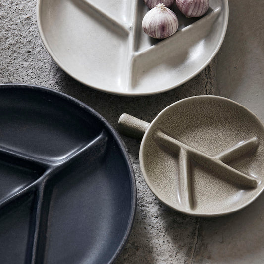 Teller 'Branch' Grau, dia: 18cm