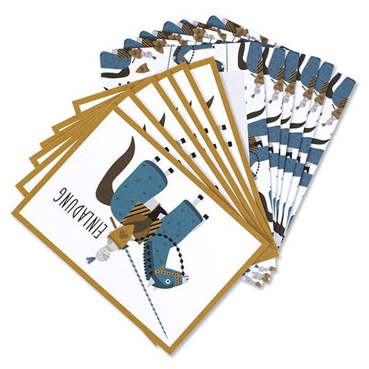 Einladungskarten Set 'Ritter'