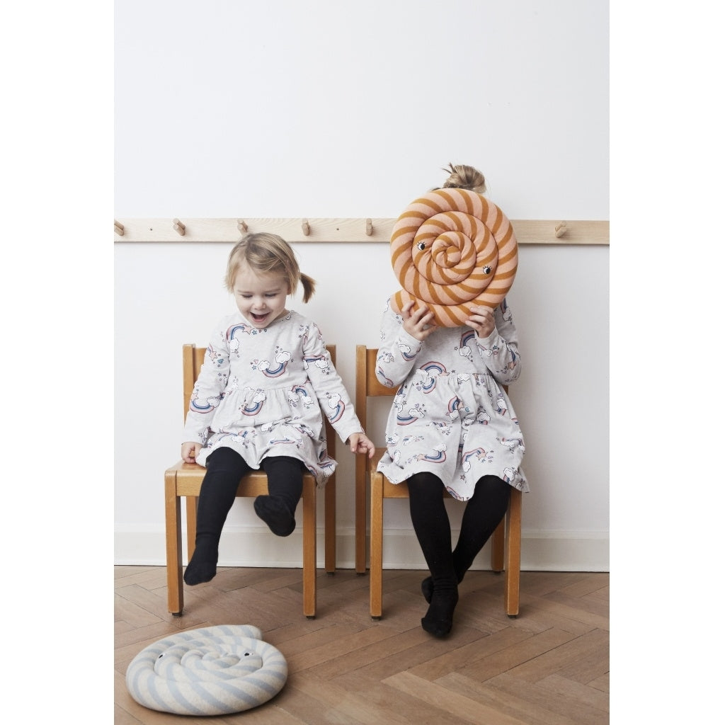 Kissen 'Lollipop' in Karamell