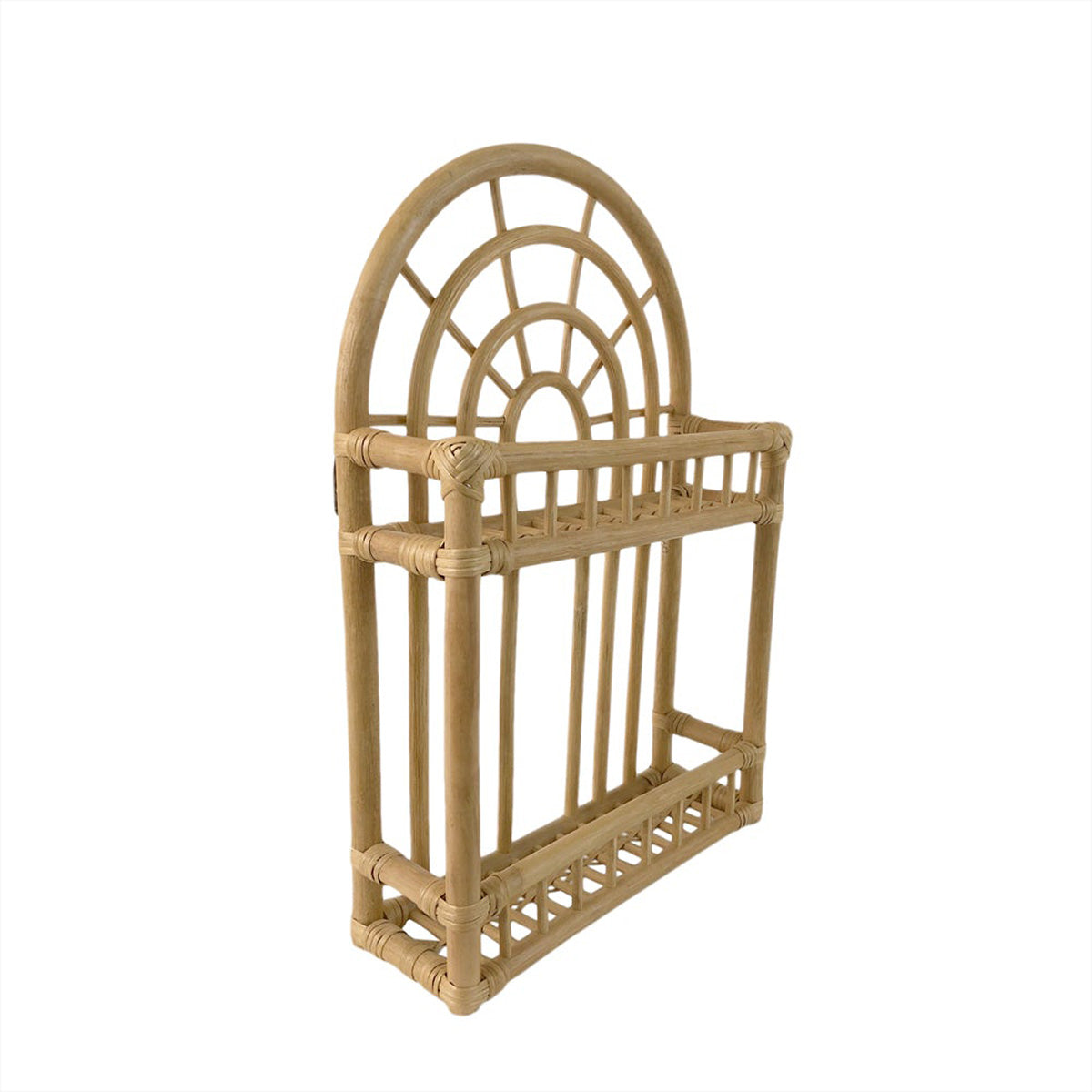 Regal aus Rattan 'Regenbogen'
