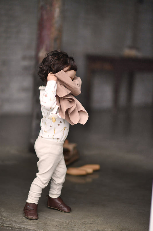 Body Langarm Plain 'Wheat'