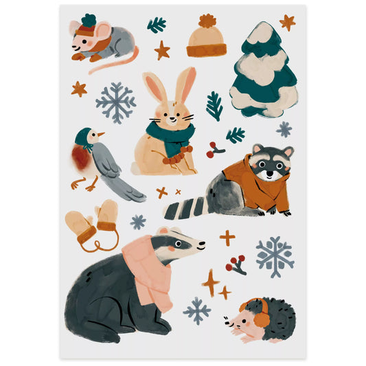 Bio Tattoos 'Mützen und Handschuhe'