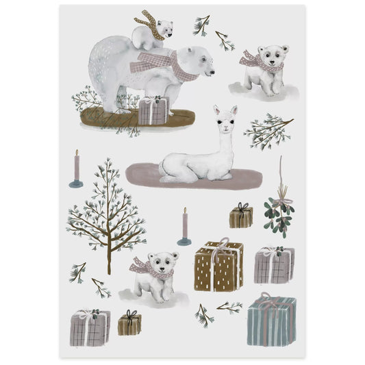 Bio Tattoos 'Wintertiere'