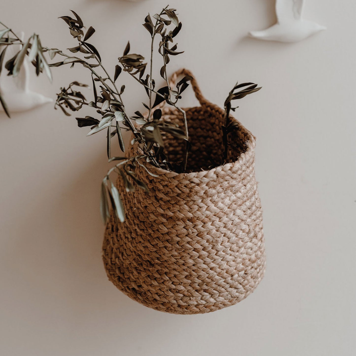 Aufbewahrungskorb aus 'Jute' Mittel