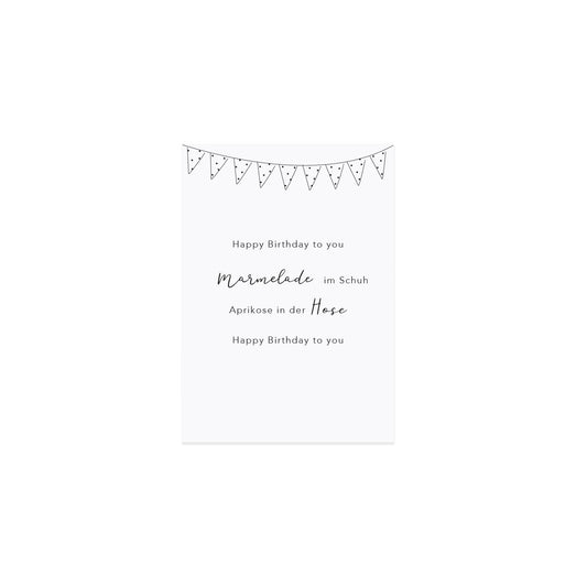 Postkarte Sprüche 'Marmelade'