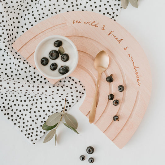 Frühstücksbrett 'Regenbogen'