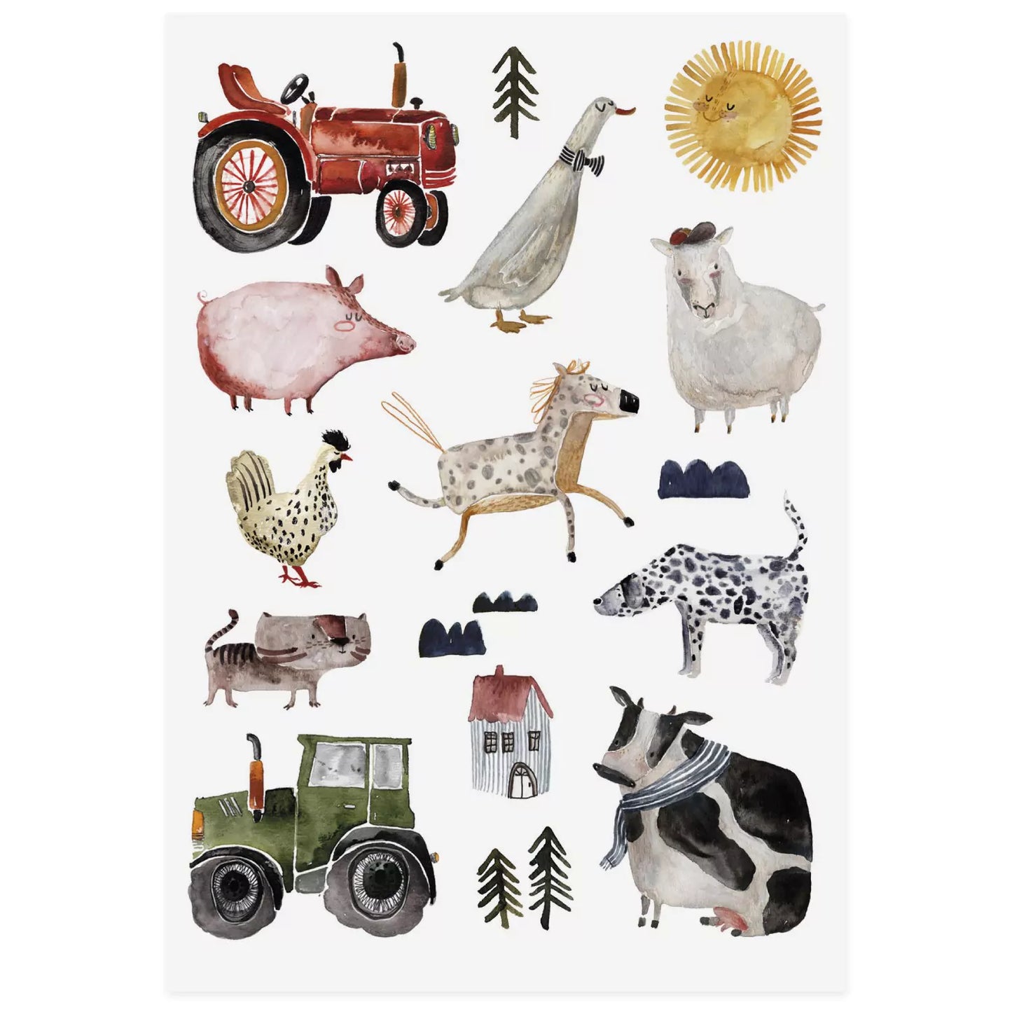 Bio Tattoos 'Bauernhof'