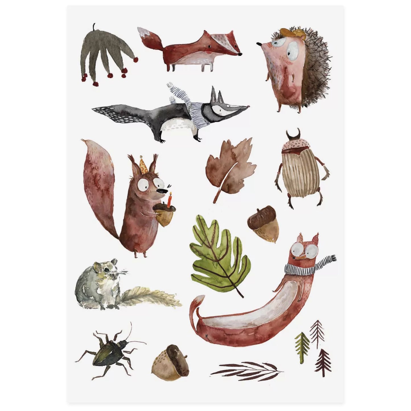 Bio Tattoos 'Herbstwald'