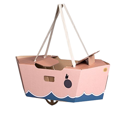 Mister Tody Flugzeug aus Pappe 'Pink'