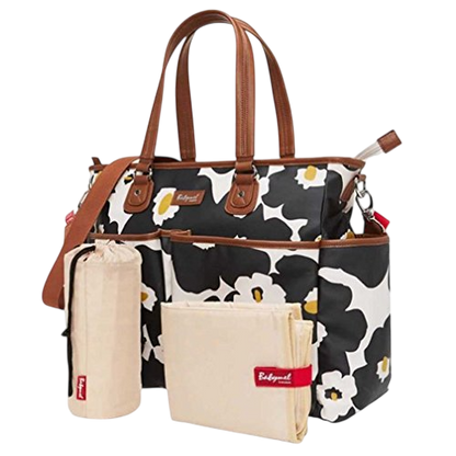 Wickeltasche 'Bella' Floral Black