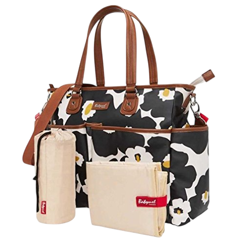 Wickeltasche 'Bella' Floral Black