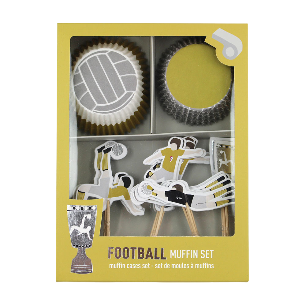 Cupcake-Set 'Fussball'