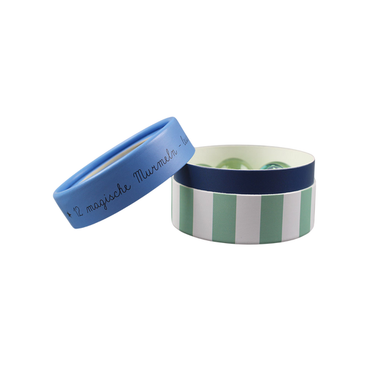 Magische Murmeln 'Glow in the Dark' blau