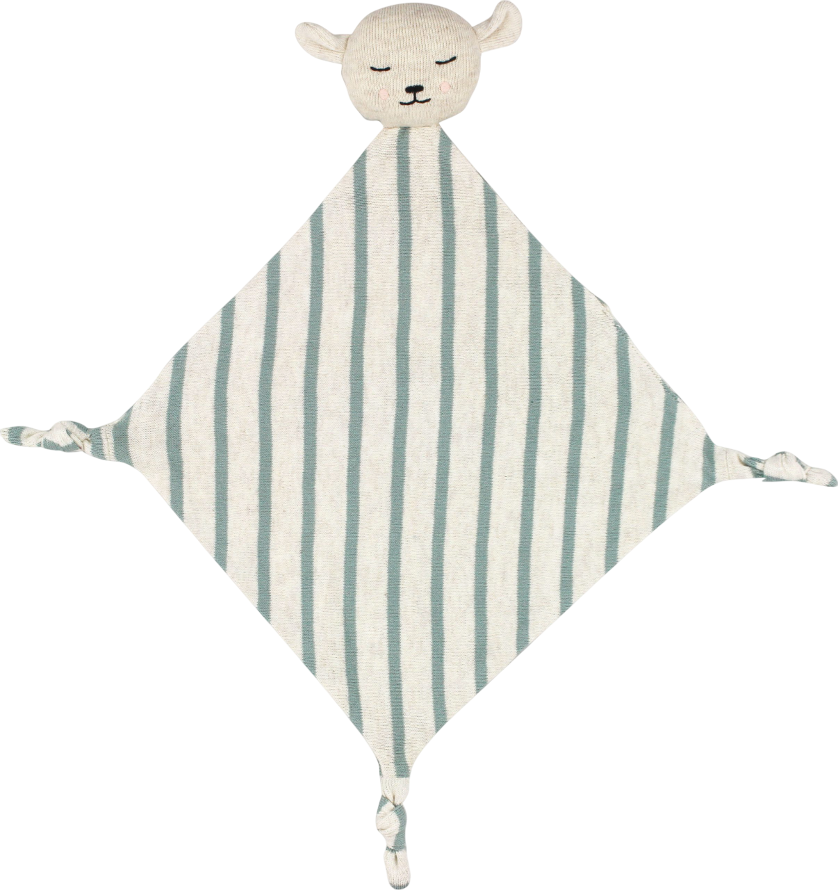 Schnuffeltuch 'Lamm' aus Strickstoff