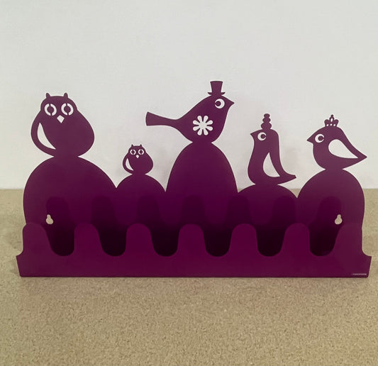 Garderobe Metall 'Vögel'