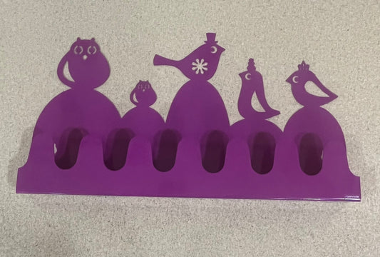 Garderobe Metall 'Vögel'