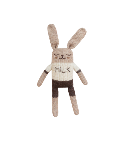 Stricktier Alpakawolle 'Hase Milk'