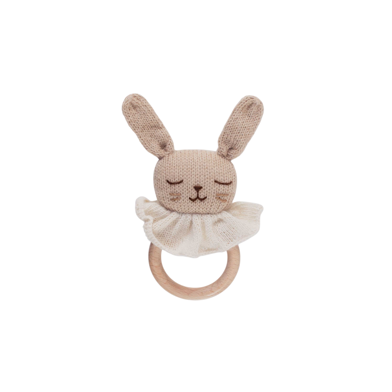 Greifring Rassel Alpakawolle 'Hase'