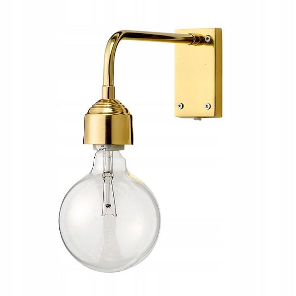 Wandlampe aus Metall in gold