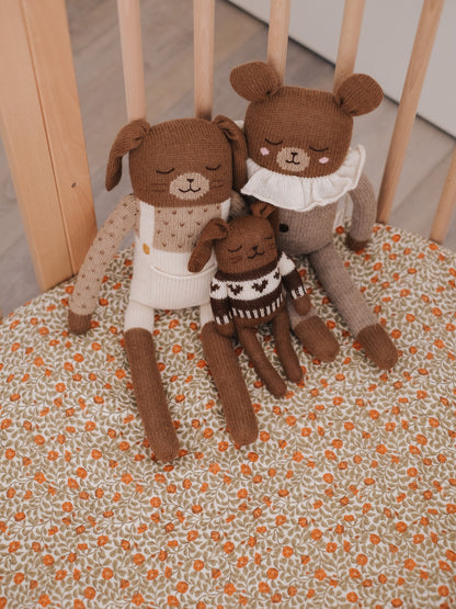 Stricktier Alpakawolle 'Hase Mocha Pullover'