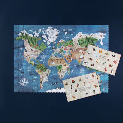 Puzzle 'Entdecke die Welt'
