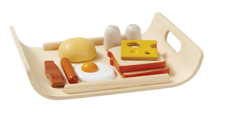 'Frühstück Set' auf einem Tablett