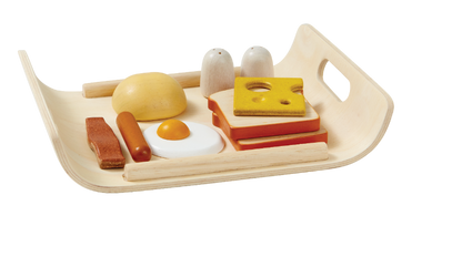 'Frühstück Set' auf einem Tablett
