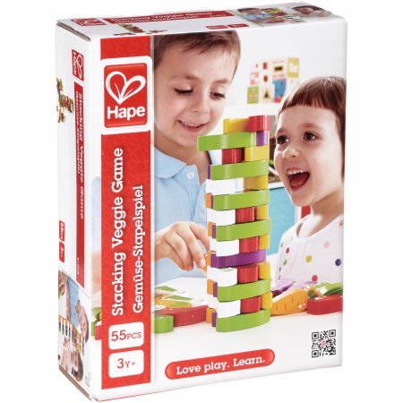 Gemüse Stapelspiel aus Holz