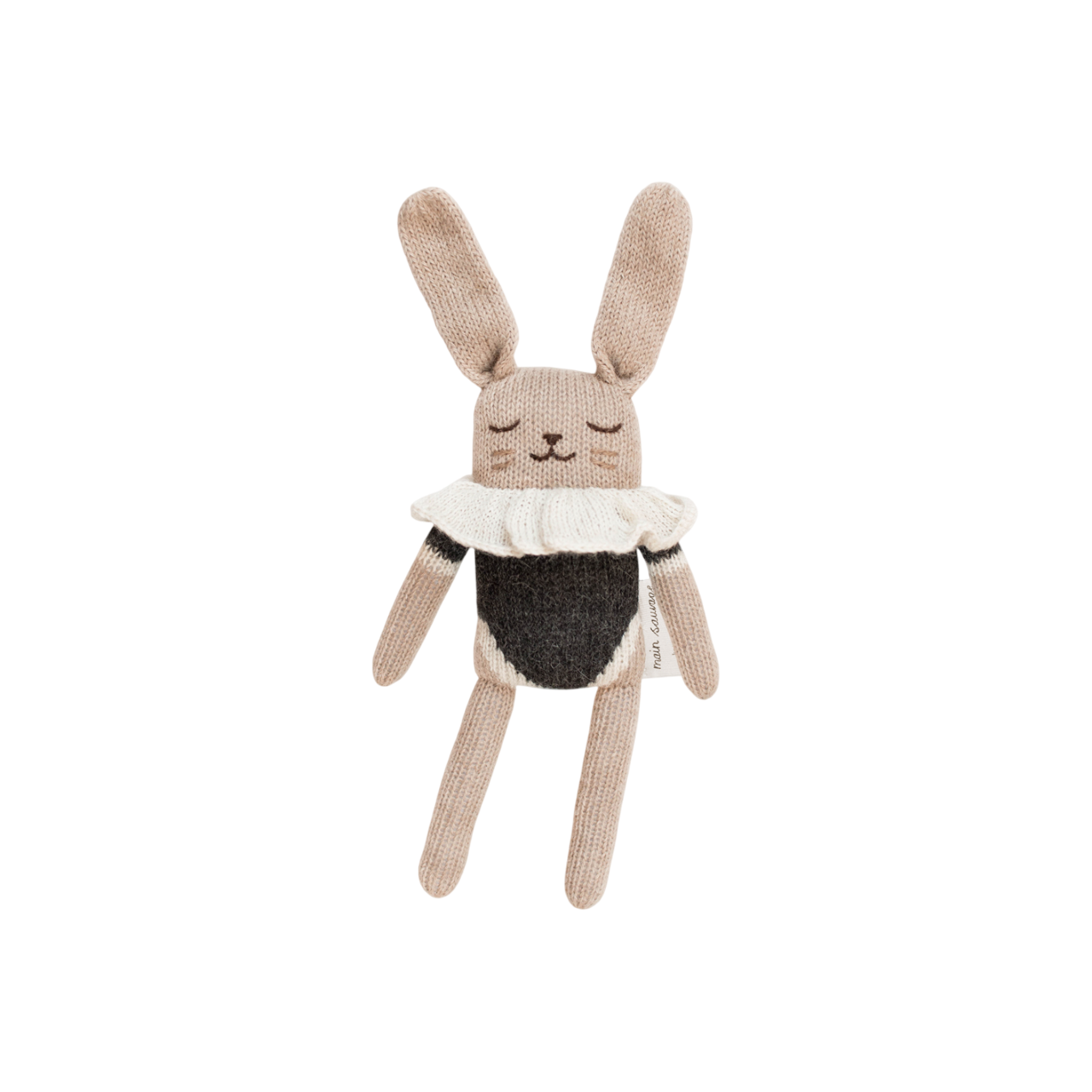 Stricktier Alpakawolle 'Hase Black Romper'